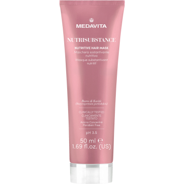 Medavita Keratin Miracle Sleek Hair Mask 50ml Ультрарозгладжувальна маска з ефектом шовку для пухнастого та неслухняного волосся &mdash; Фото 16