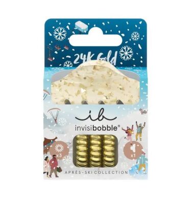 Подарунковий набір invisibobble GIFT SET Apres Ski Golden Glamour