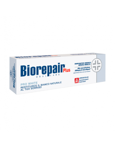 BIOREPAIR Plus Pro White 75 ml Профессиональная зубная паста PRO White