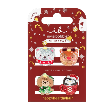 Заколка для волосся invisibobble CLIPSTAR KIDS Cozy Snowy Friends — Фото 24