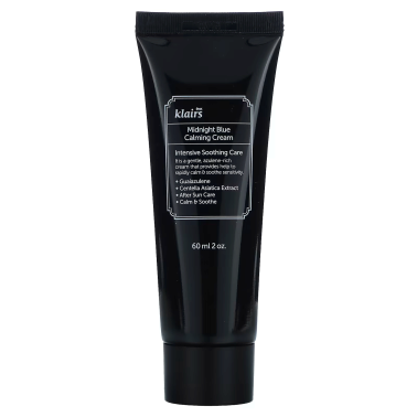 Dear Klairs Midnight Blue Calming Cream 30ml Успокаивающий ночной крем для лица — Фото 9