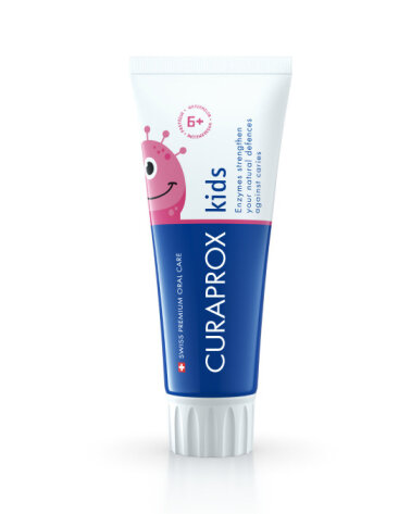 CURAPROX Kids Paste 60ml Детская зубная паста с фтором для детей от 6 лет вкус арбуза