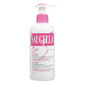 Saugella Girl 200 ml Ежедневный гель для интимной гигиены для девочек от 3-х лет