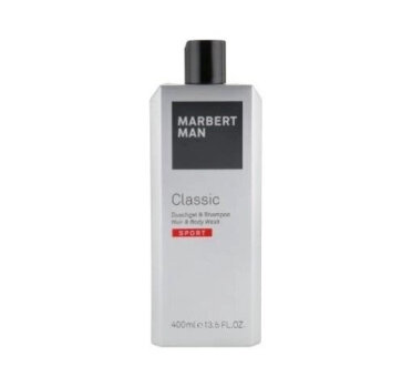 Marbert Man Classic Sport Hair & Body Wash 400ml Шампунь 2 в 1 для волос и гель для тела
