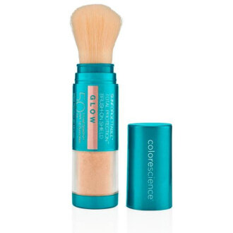 Colorescience Sunforgettable Total Protection Brush-On Shield Glow SPF 50 / Сяйво 6 g Сонцезахисна пудра з пензлем