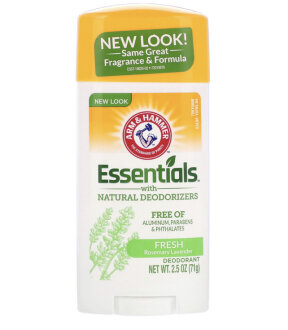 Arm & Hammer Essentials Natural 71g Дезодорант з натуральними речовинами, розмарин і лаванда