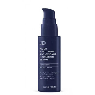 Allies of Skin Multi Hyaluronic Antioxidant Hydration Serum 30ml Дневная мультигиалуронова антиоксидантная увлажняющая сыворотка