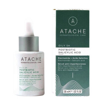 Atache Oily Skin Postbiotic Salicilic Acid Serum 30ml Cироватка для поблемної шкіри з кислотами