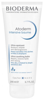 Bioderma Atoderm Intensive Baume 200 ml Интенсивный бальзам для очень сухой и чувствительной, атопической кожи
