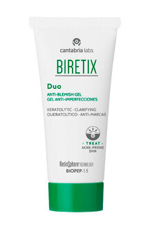 Cantabria Labs Biretix Duo Anti-Blemish Gel 30ml Себорегулюючий гель для шкіри з акне