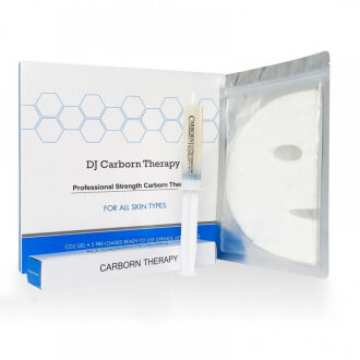 Carboxy CO2 Gel Mask "DJ Carborn" Маски для лица для неинвазивной карбокситерапии (набор на 2 процедуры)