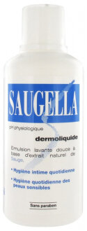 Saugella Dermoliquide 500 ml Ежедневный гель для интимной гигиены с экстрактом шалфея и молочной кислотой