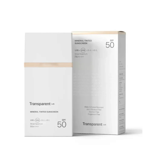 Transparent Lab Mineral Tinted Sunscreen Light SPF50+ 100ml Мінеральний сонцезахисний крем — Фото 1