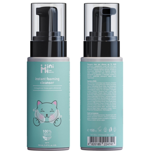 MiniMi Очищуюча пінка для обличчя 150 ml — Фото 1