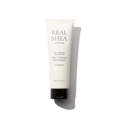 Rated Green Real Shea Cold Pressed Shea Butter Real Change Treatment 240ml Питательная маска для волос с маслом ши