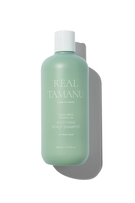 Rated Green Real Tamanu Cold Pressed Tamanu Oil Soothing Scalp Shampoo 400ml Успокаивающий шампунь с маслом тамана