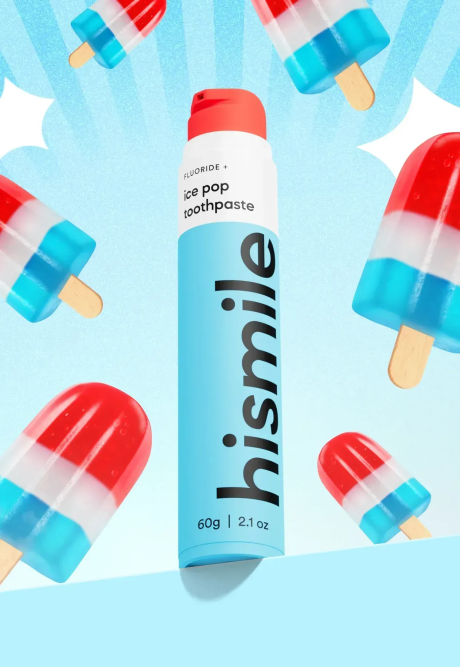 Hismile Ice Pop Toothpaste 60g Зубна паста зі смаком фруктового морозива — Фото 1