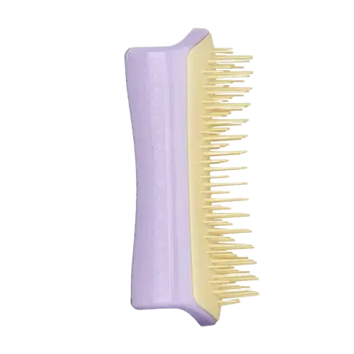 Щітка для розплутування шерсті собаки Pet Teezer Mini Detangling&amp;Grooming Lilac/Yellow — Фото 1