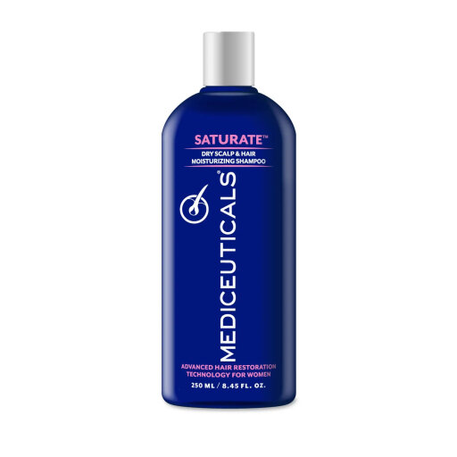 Mediceuticals Saturate Shampoo 250ml Шампунь для жінок проти випадіння волосся (для сухої шкіри голови/волосся)