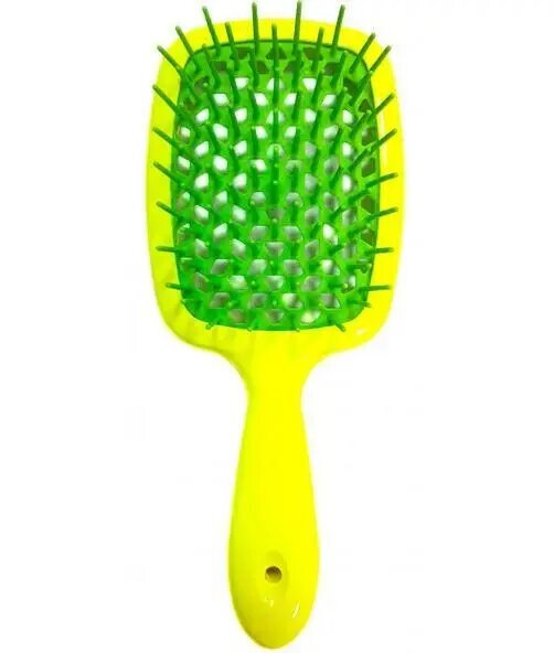 Щітка Janeke Superbrush The Original 86SP226GIV Жовта/Зелена