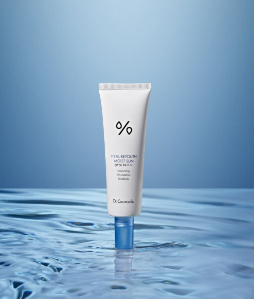 Dr.ceuracle Hyal Reyouth Moist Sun SPF 50/PA++++ 50ml Увлажняющий солнцезащитный крем — Фото 3