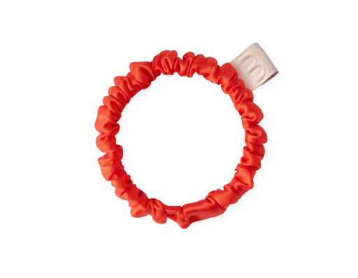 MON MOU Silk Slim Scrunchie Тонка шовкова резинка (темно-помаранчева)