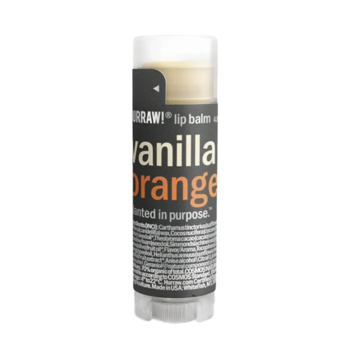 Hurraw! Vanilla &amp; Orange Lip Balm 4,8g Бальзам для губ