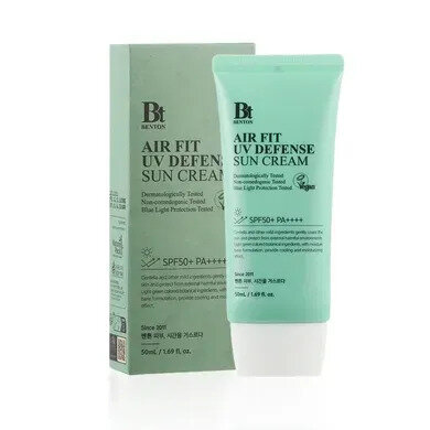 Benton Air Fit UV defense Sun Cream SPF50+/PA++++ Солнцезащитный крем с центелой