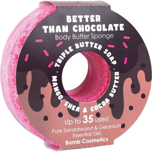 Bomb Cosmetics Губка з милом Better Than Chocolate Body Buffer