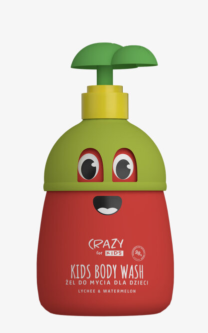 HiSkin Crazy FOR KIDS 500ml Гель для купання з ароматом лічі та кавуна