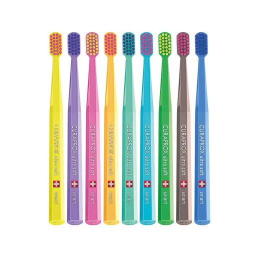 CURAPROX smart ultra soft 5-12 Years Зубна щітка середньої жорткості для дітей (жовта) — Фото 2