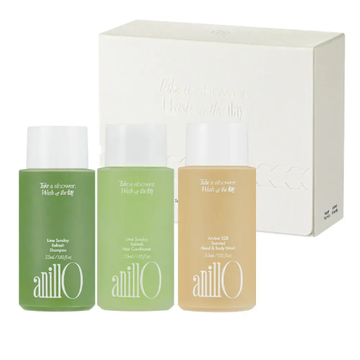 ANILLO Lime Sunday &amp; Amber 528 Shower Time Travel Kit Набір для тіла