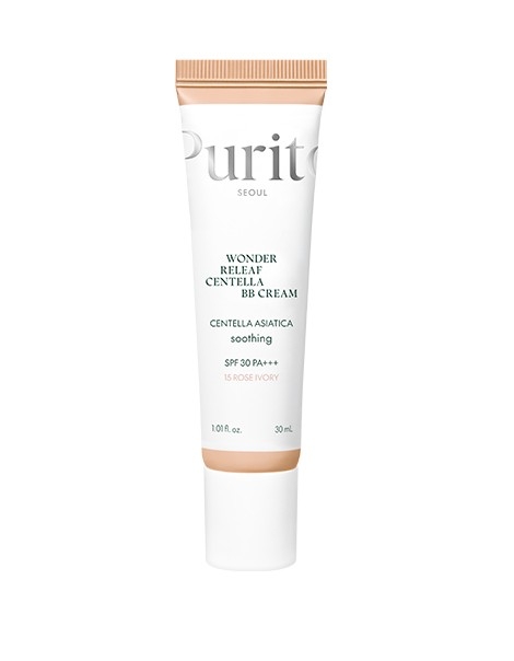 Purito Cica Clearing BB Cream (№15 Rose Ivory) 30 ml ВВ крем с экстрактом центеллы