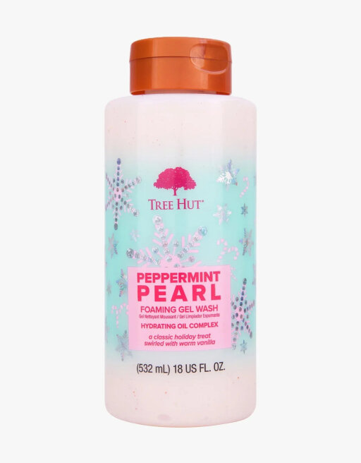 Tree Hut Peppermint Pearl Foaming Gel Wash 532ml Гель для душу