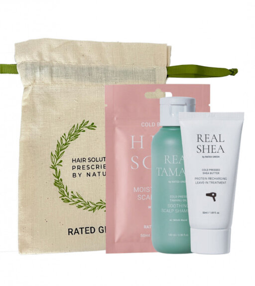 Rated Green Набор миниатюр с шампунем Real Tamanu