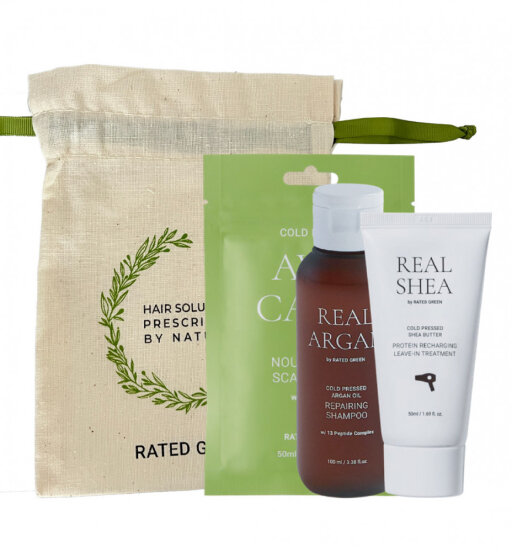 Rated Green Набір мініатюр з шампунем Real Argan