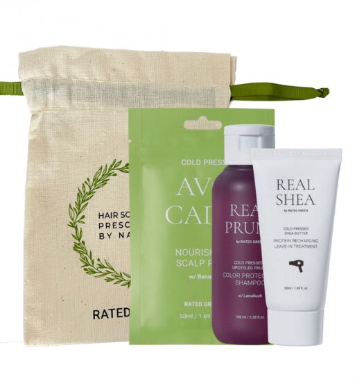 Rated Green Набор миниатюр с шампунем Real Prune