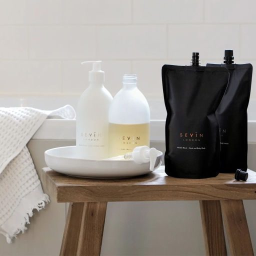 SEVIN Marble Black Hand and Body Wash 500 ml Гель для рук та тіла Refill Pouch — Фото 1