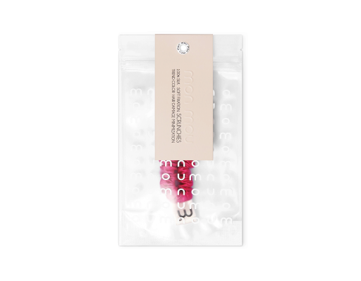 MON MOU Silk Slim Scrunchie Тонка шовкова резинка (ягідна) — Фото 1