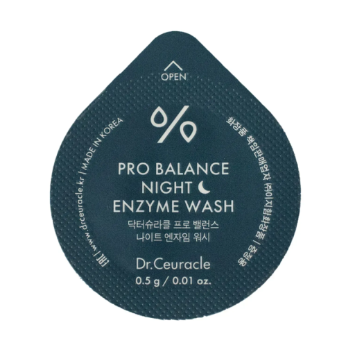 Dr.Ceuracle Pro Balance Night Enzyme Wash (0,5g x 1шт) Вечірня ензимна пудра з пробіотиками