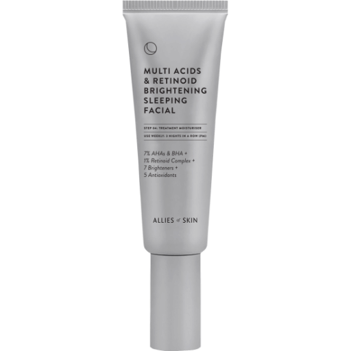 Allies of Skin Multi Acids &amp; Retinoid Brightening Sleeping Facial 50ml Нічний мультикислотний пілінг із ретинолом