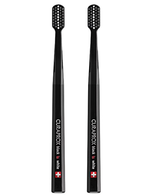 CURAPROX Black Is White Duo Black UltraSoft Набор зубных щеток