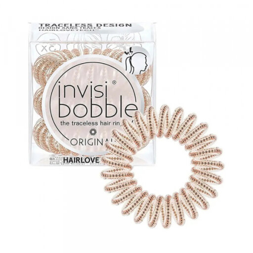 Резинка-браслет для волосся invisibobble ORIGINAL Bronze and Beads
