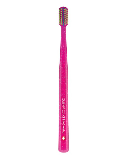 CURAPROX ortho ultra soft Ортодонтическая зубная щетка (розовая) — Фото 1