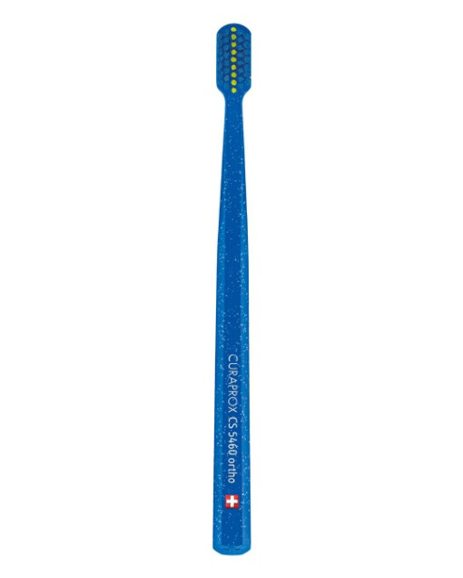 CURAPROX ortho ultra soft Ортодонтическая зубная щетка (синяя)