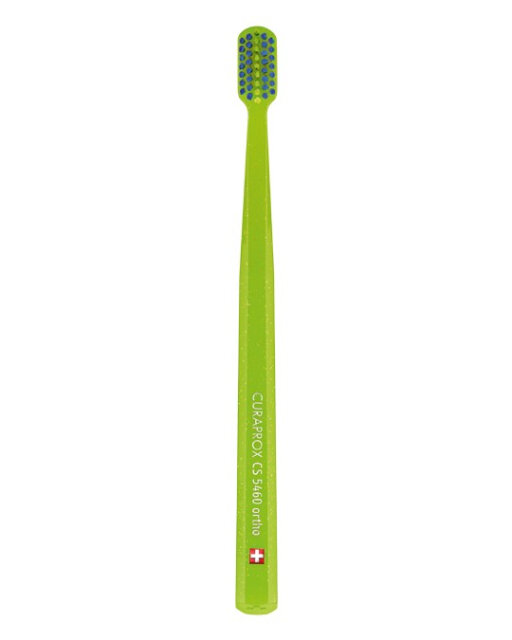 CURAPROX ortho ultra soft Ортодонтическая зубная щетка (салатовая) — Фото 1