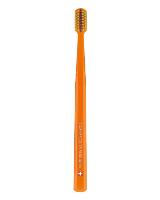 CURAPROX ortho ultra soft Ортодонтическая зубная щетка (оранжевая)