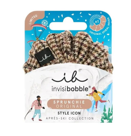 Резинка-браслет для волосся invisibobble SPRUNCHIE Apres Ski Jacquard