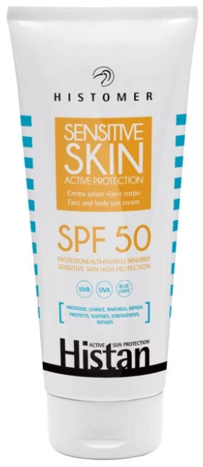HISTOMER Histan Sensitive Skin Active Protection SPF 50+ 200ml Солнцезащитный крем для лица и тела