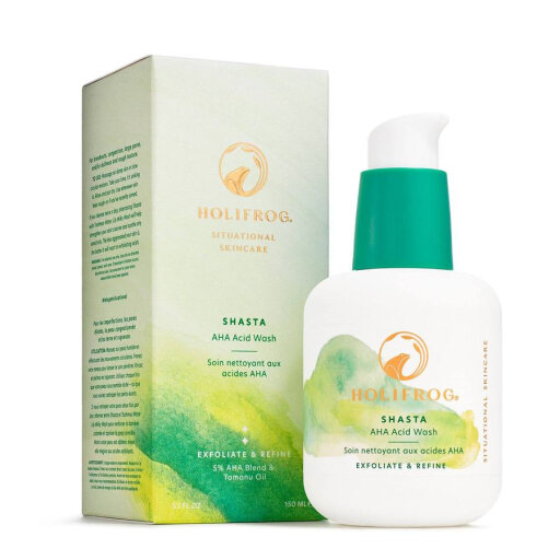 HoliFrog Shasta AHA Refining Acid Wash 150ml Очищающее средство для чистоты пор и сияния — Фото 1